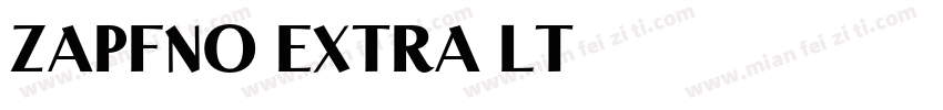 Zapfno Extra LT)字体转换